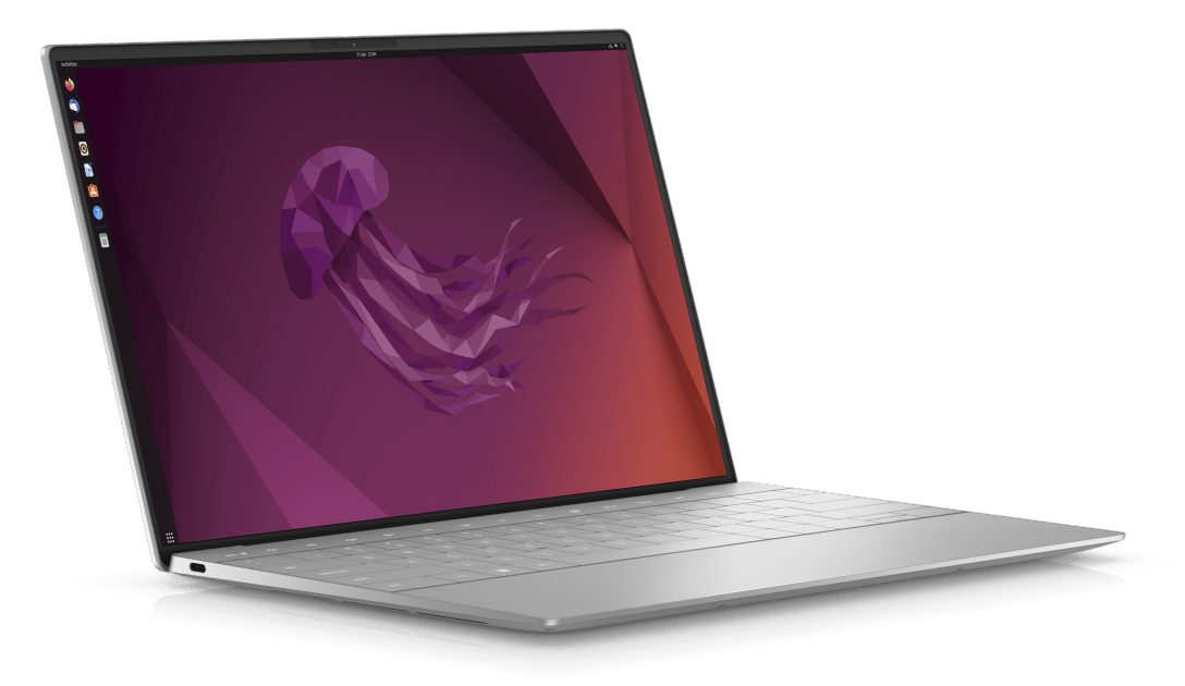 Laptop running Ubuntu